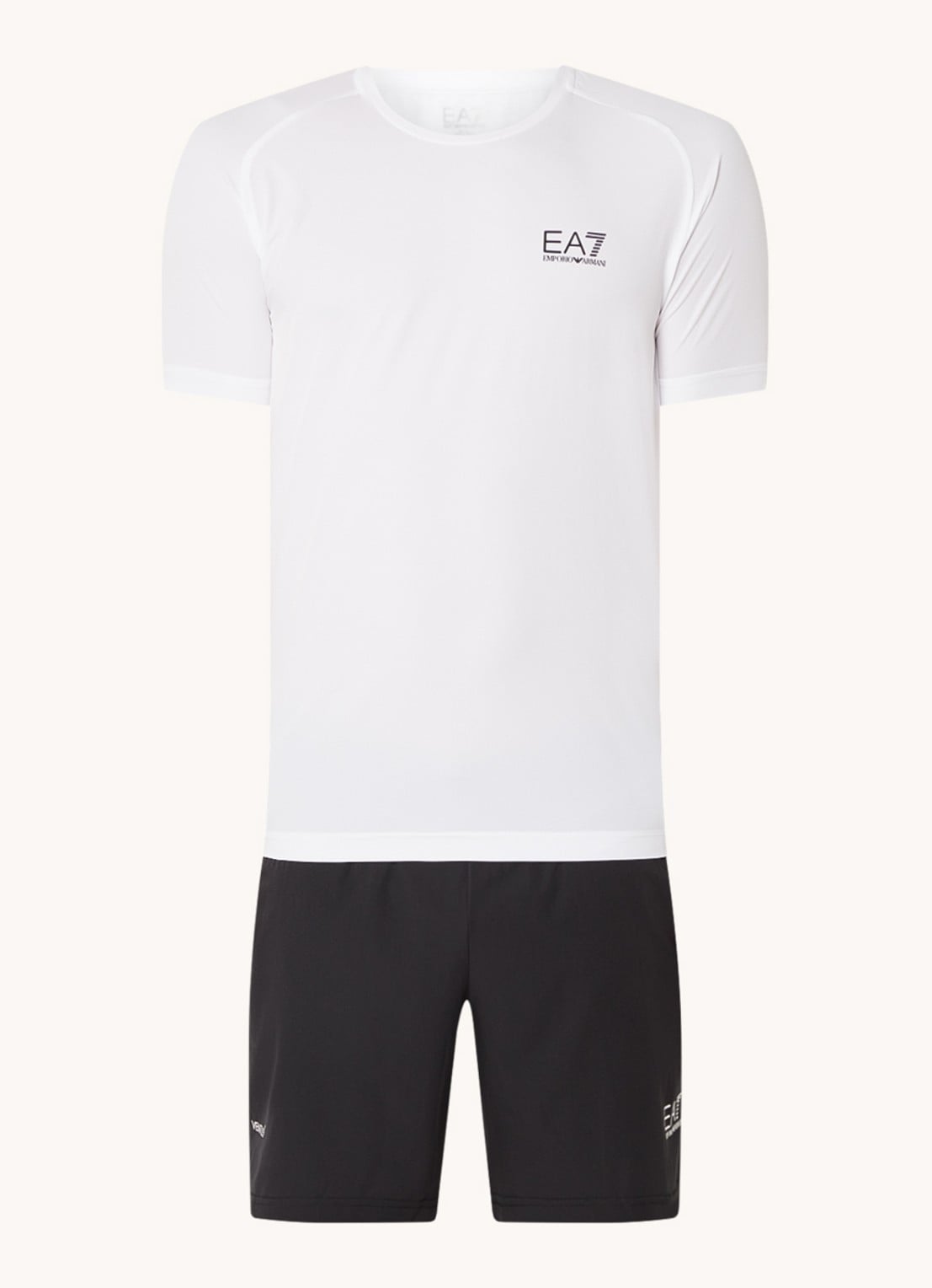 Armani Trainingspak met logoprint - voorkant 2 wit