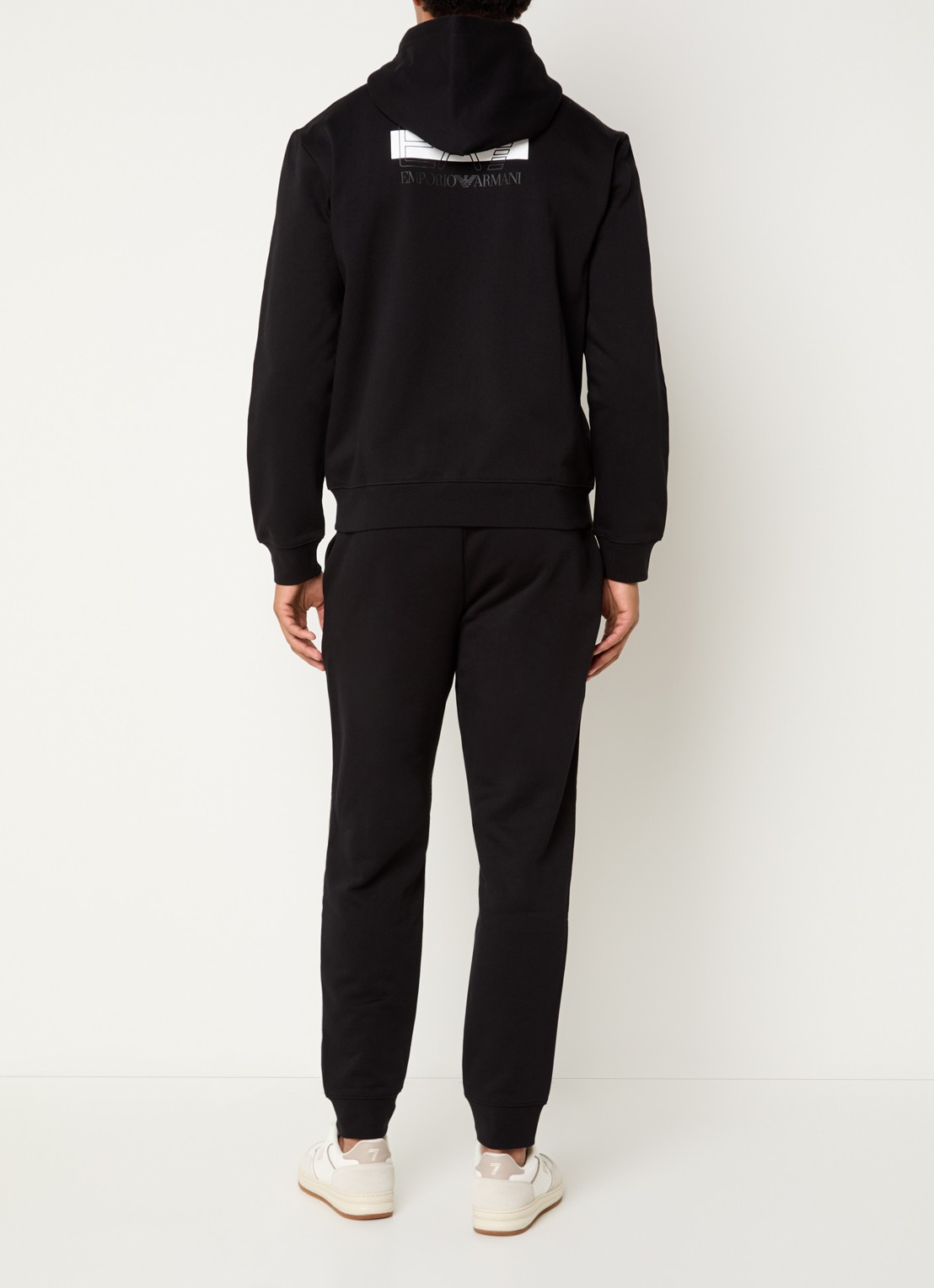 Armani Trainingspak met logoprint - achterkant zwart