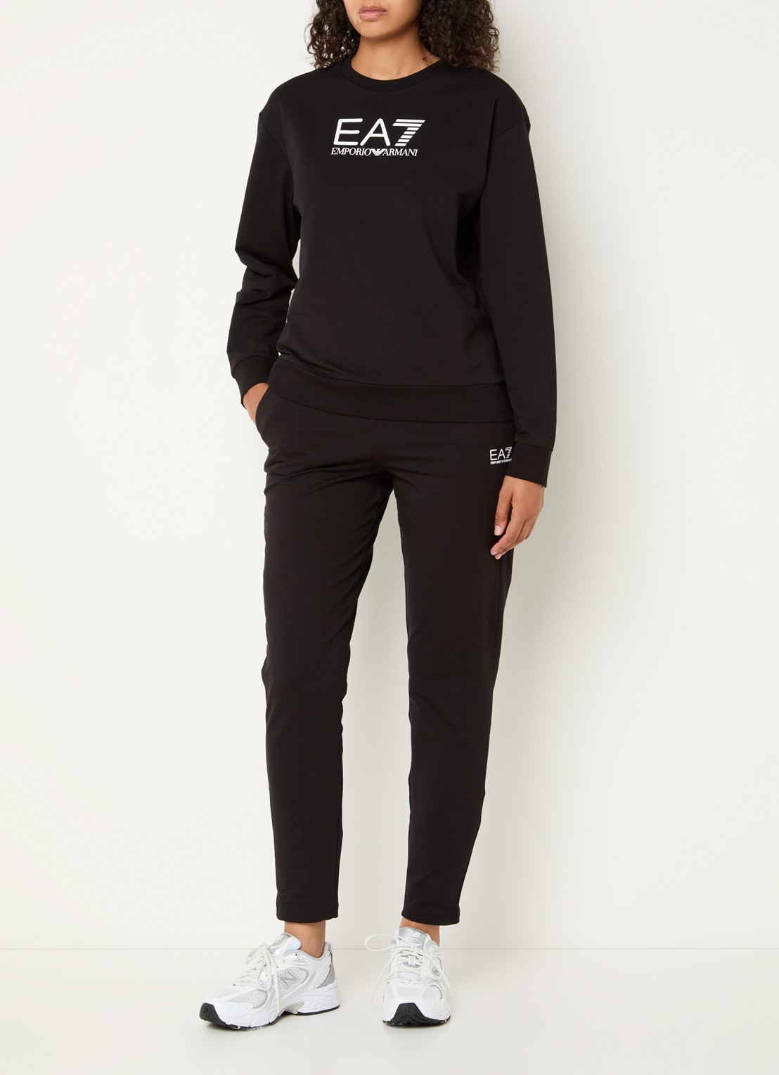 Armani Trainingspak met logoprint - detail 2 diepzwart