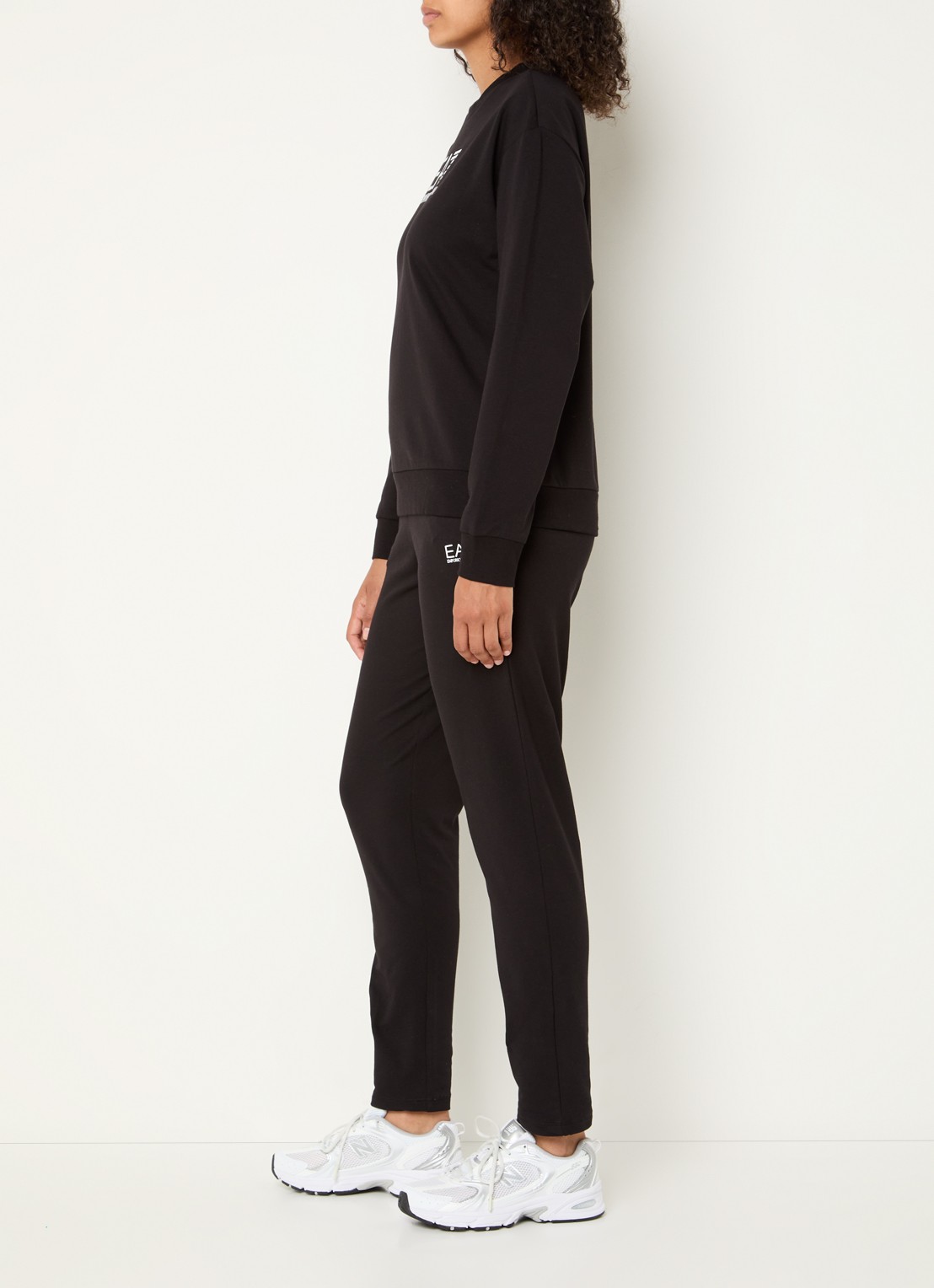 Armani Trainingspak met logoprint - voorkant 4 diepzwart