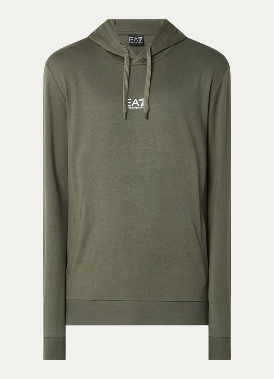 Armani Trainingspak met steekzakken en logo - voorkant 4 legergroen
