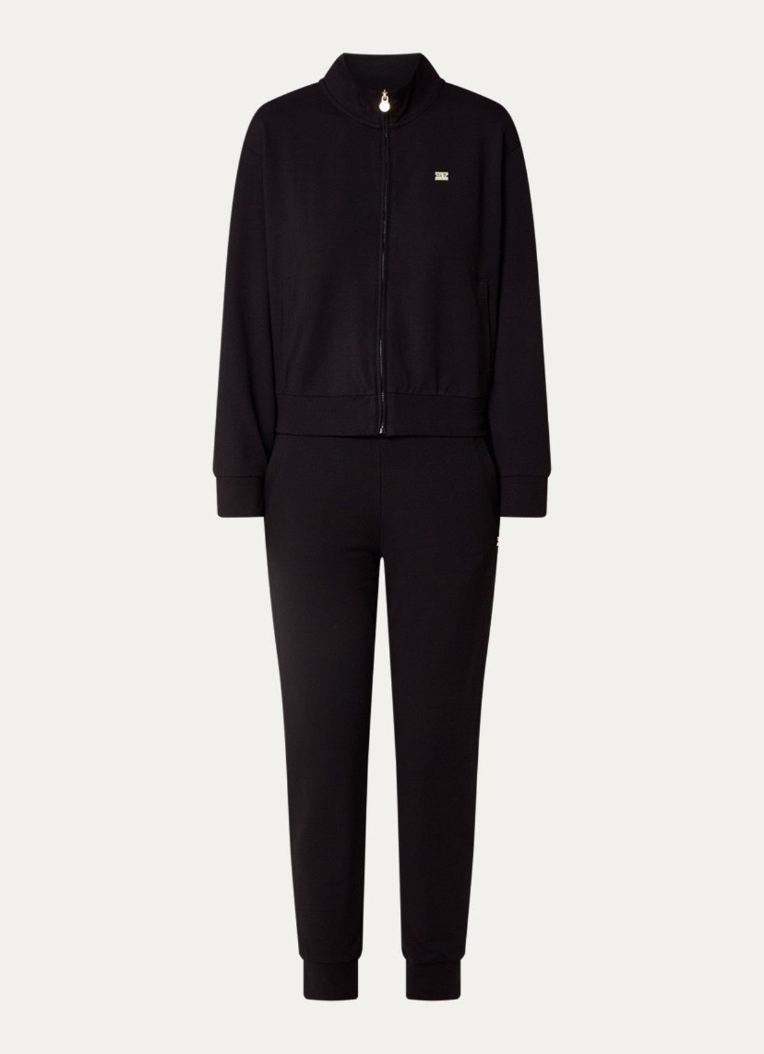 Armani Trainingspak met steekzakken en logo - voorkant zwart