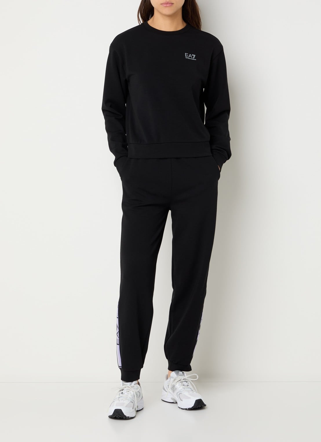 Armani Trainingspak met steekzakken en logo - detail 3 zwart