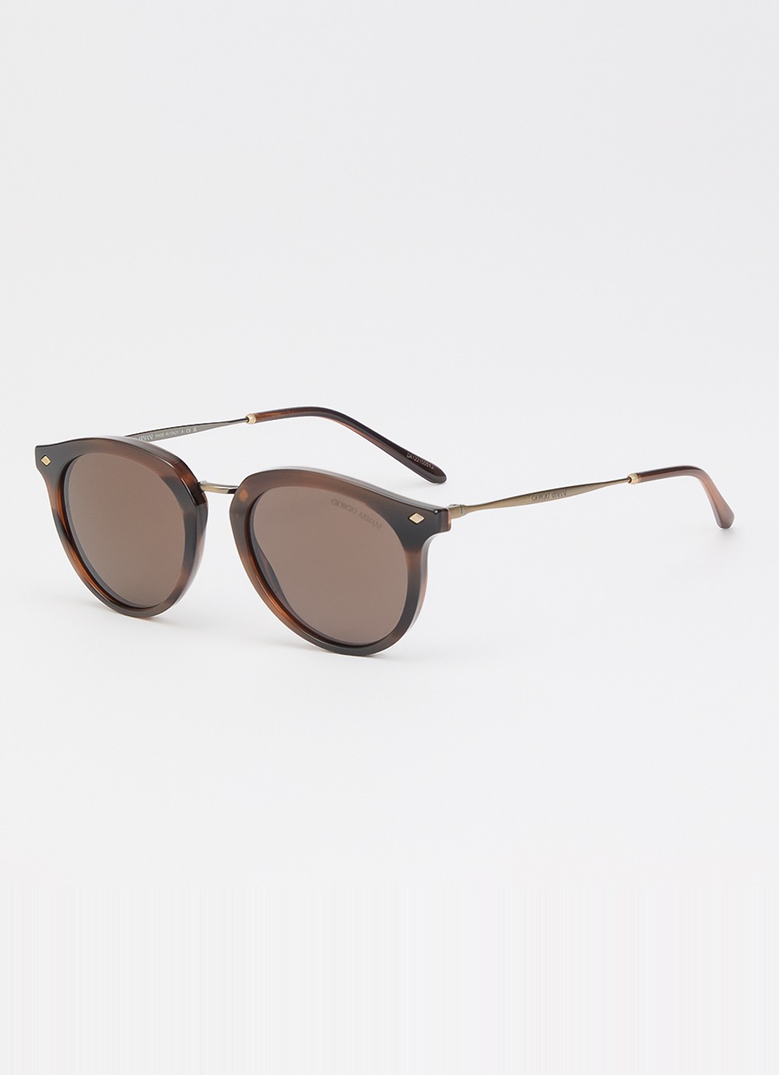 Armani Wayfarer zonnebril AR6191 - voorkant 4 bruin