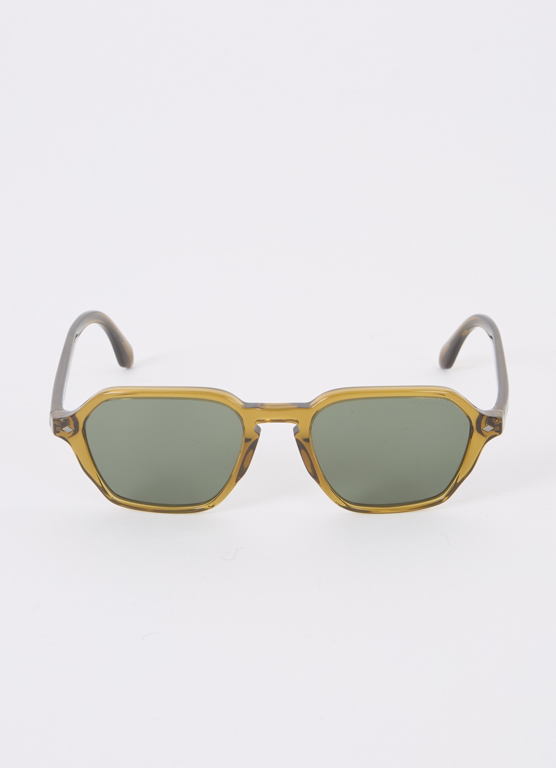 Armani Wayfarer zonnebril AR8220 - detail mosgroen