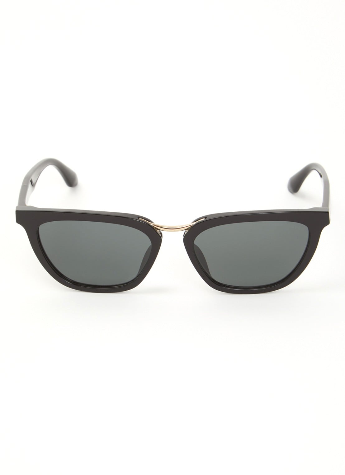 Armani Wayfarer zonnebril AR8253U - detail zwart