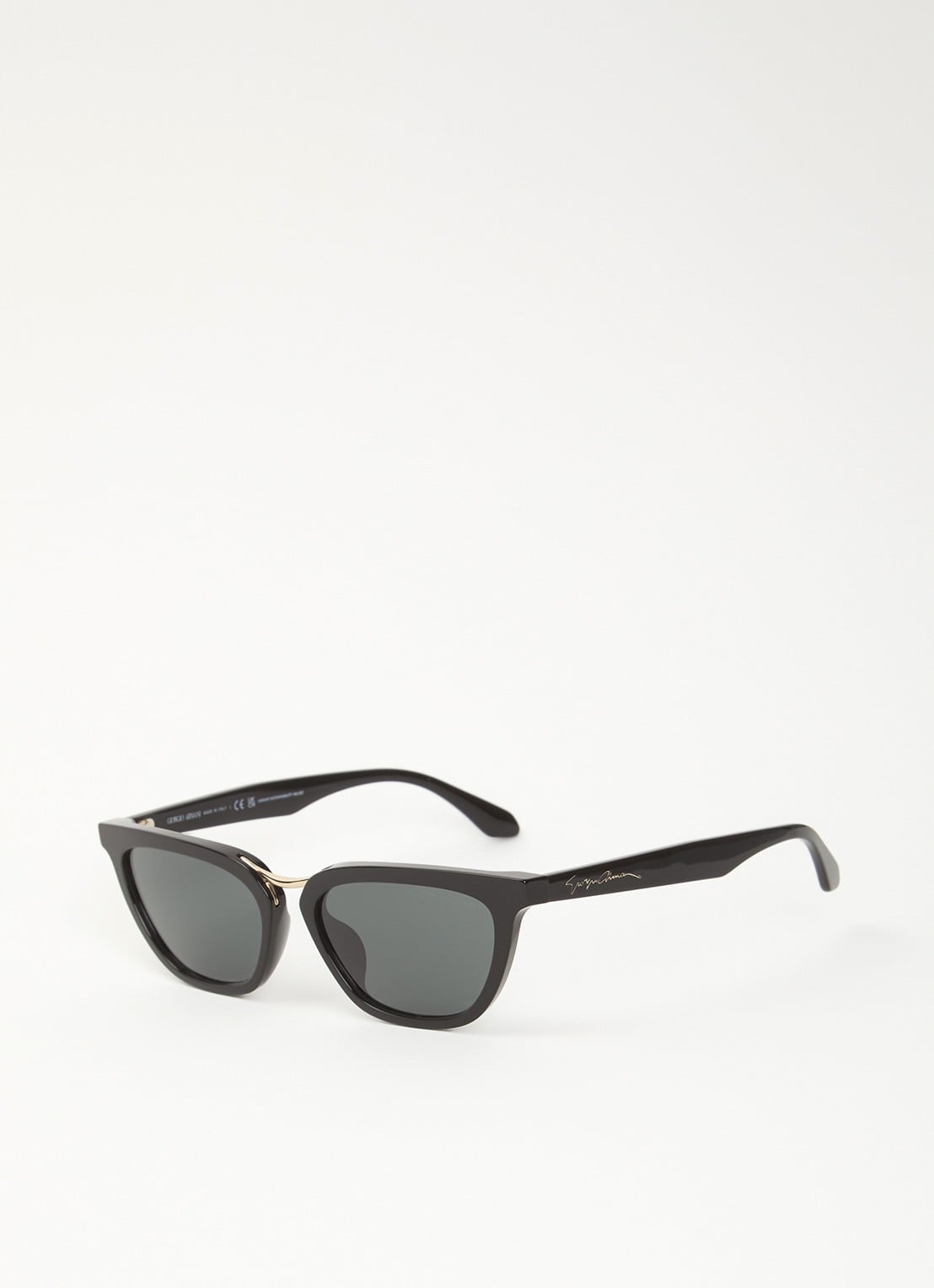 Armani Wayfarer zonnebril AR8253U - voorkant 4 zwart