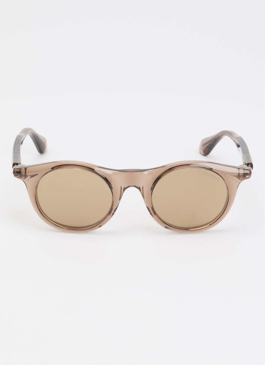 Armani Wayfarer zonnebril AR8258 - detail 2 bruin