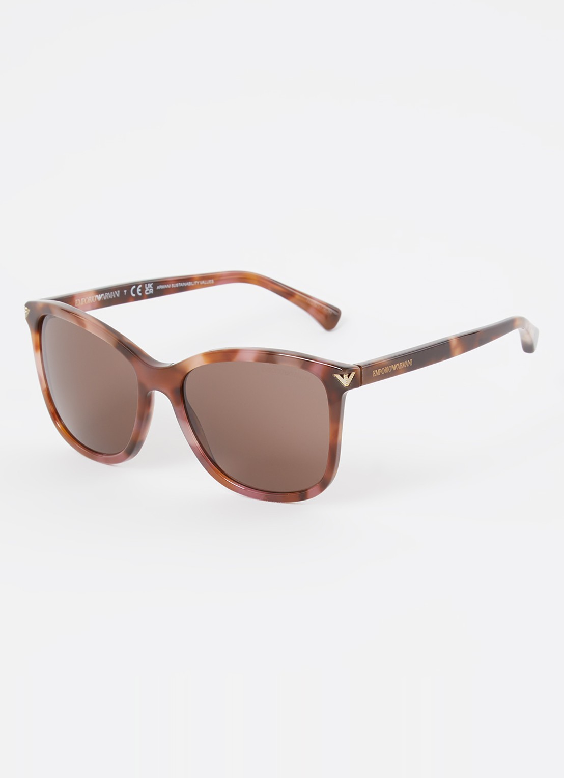 Armani Wayfarer zonnebril EA4060 - voorkant bruin