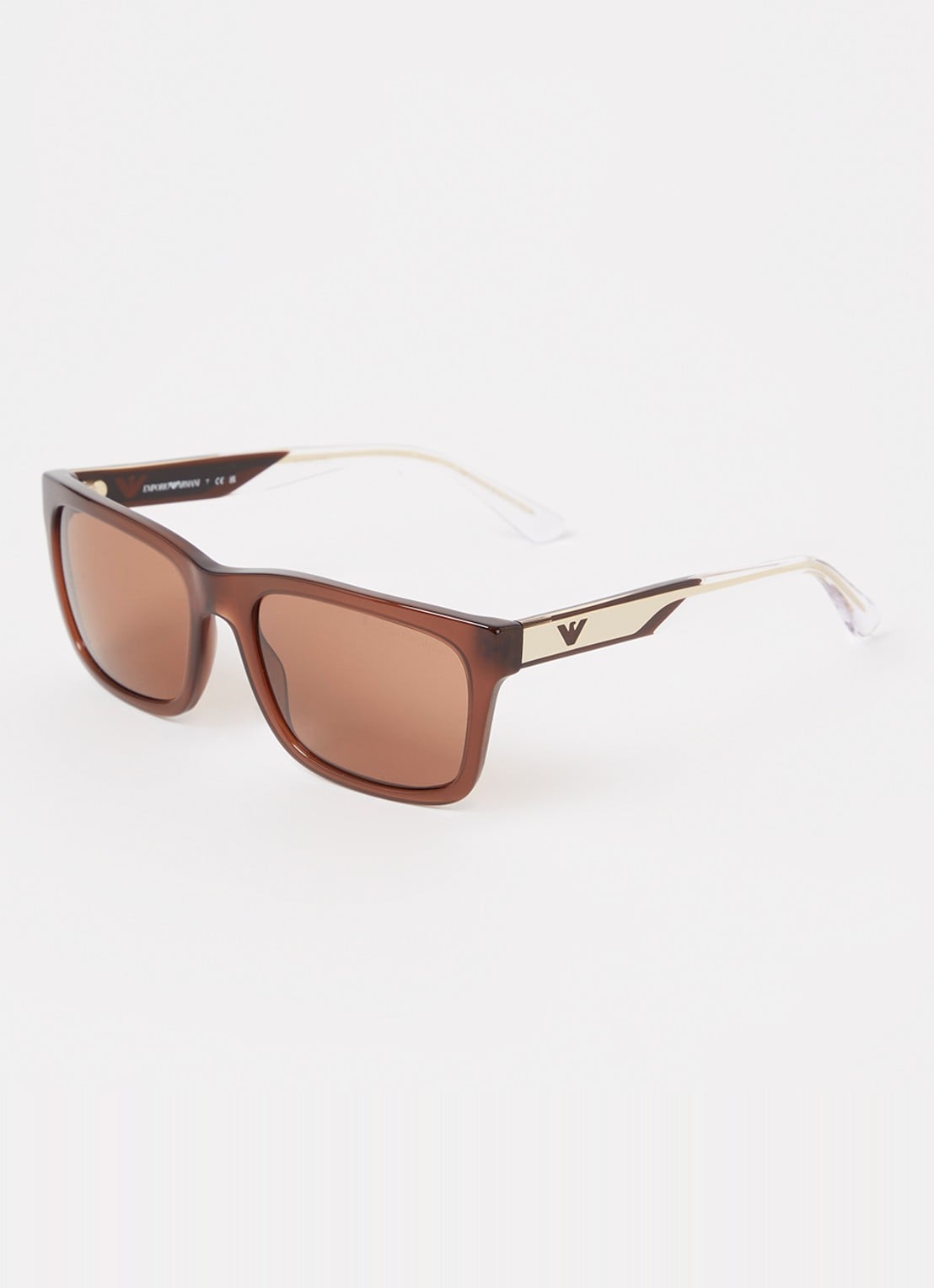Armani Wayfarer zonnebril EA4224 - voorkant 4 bruin