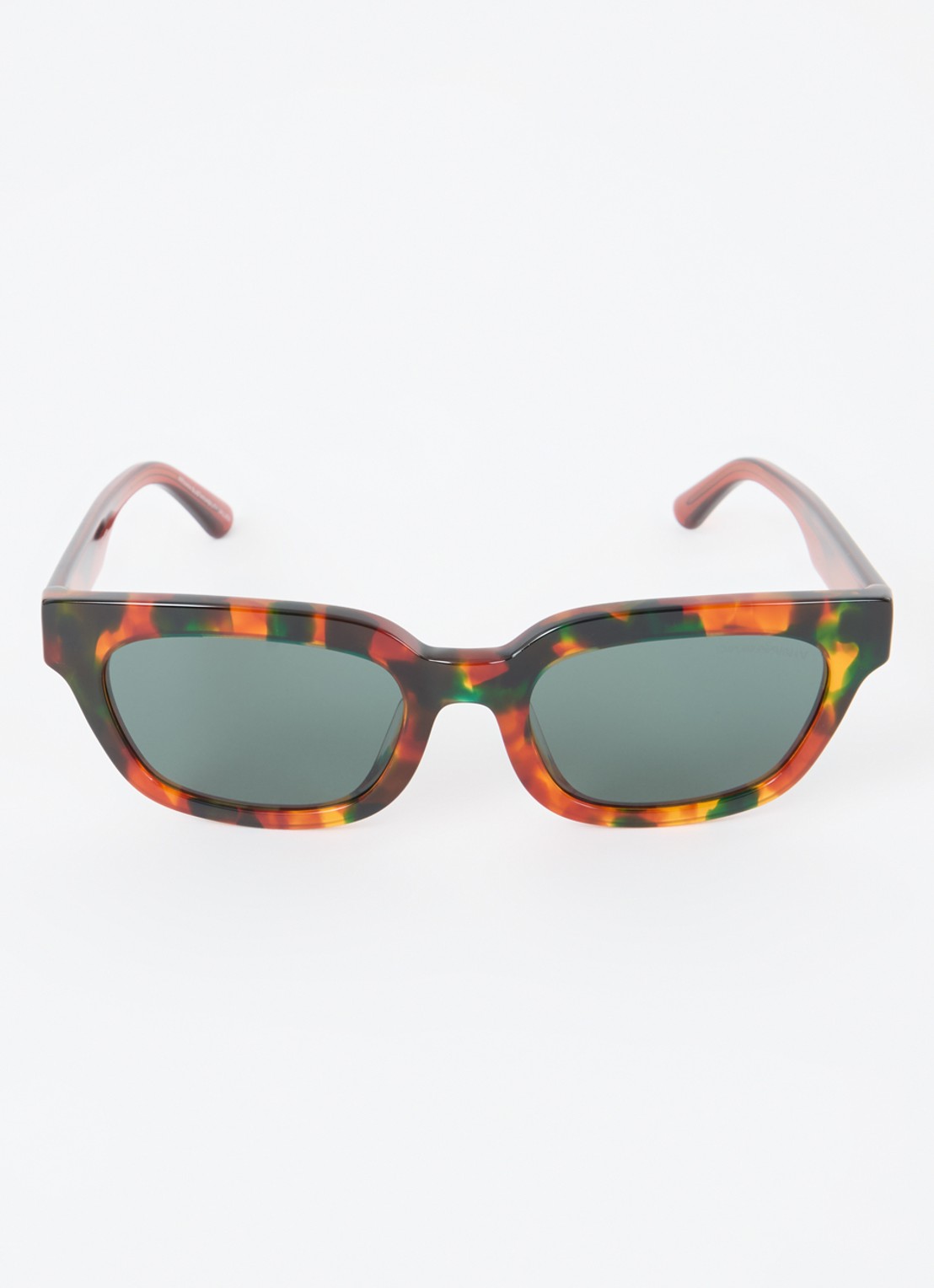Armani Wayfarer zonnebril EA4233U - detail 3 roodbruin