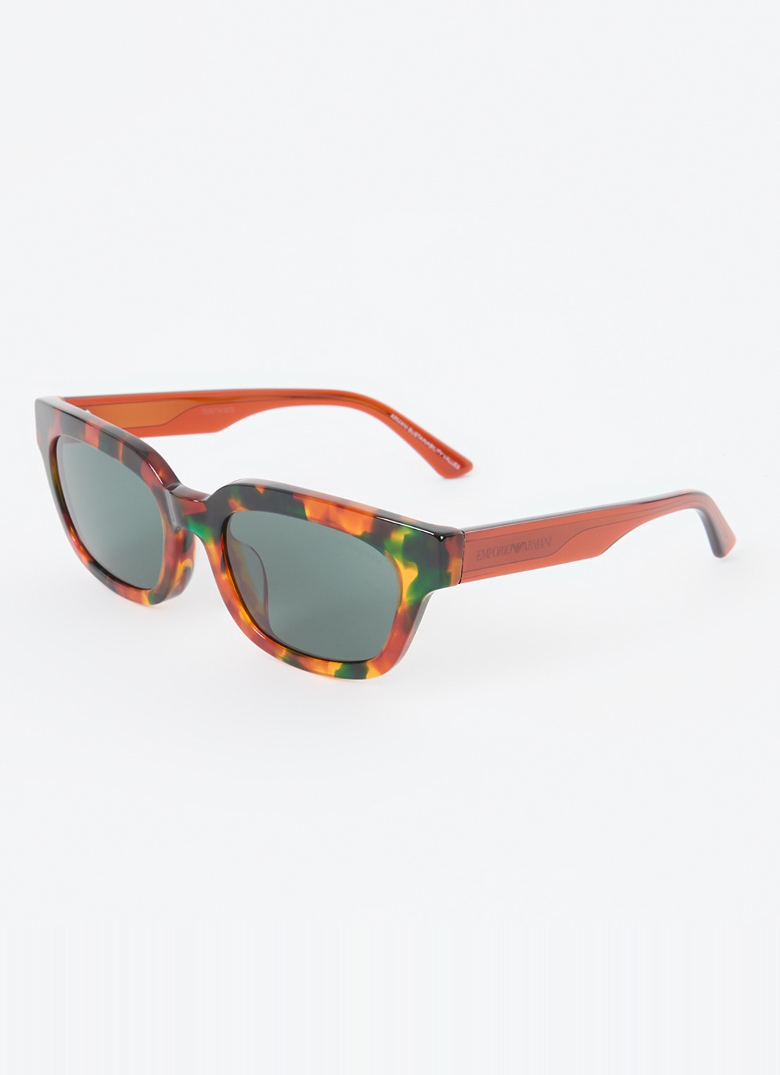 Armani Wayfarer zonnebril EA4233U - voorkant roodbruin