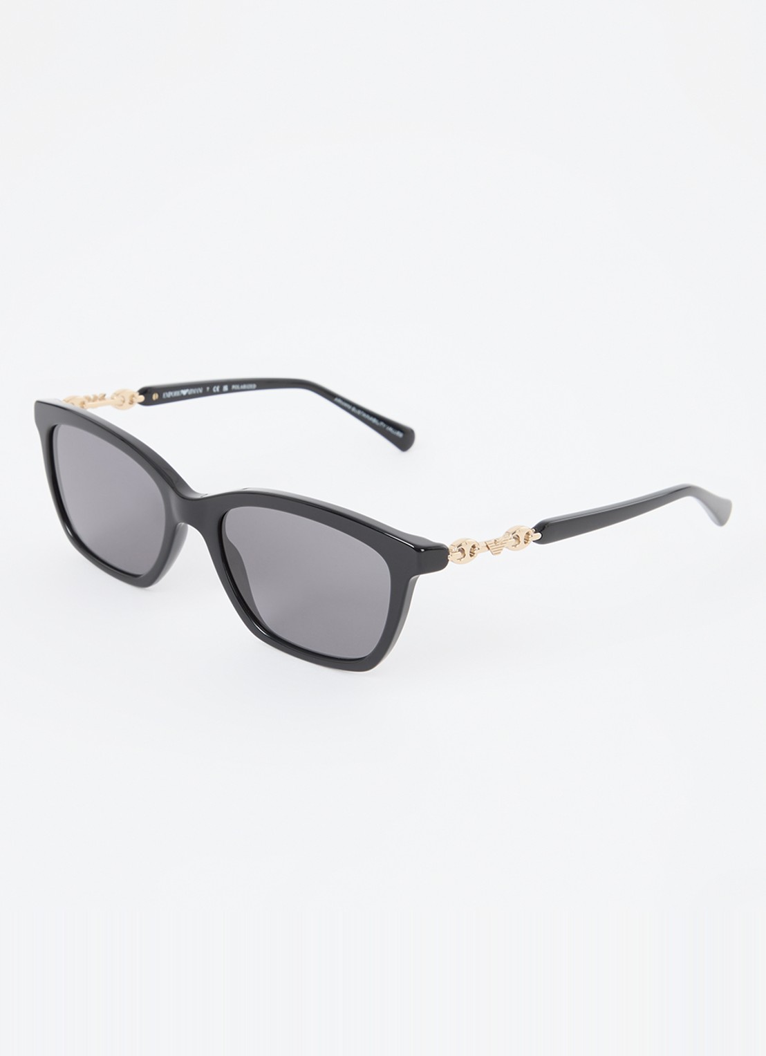 Armani Wayfarer zonnebril EA4238 - voorkant zwart