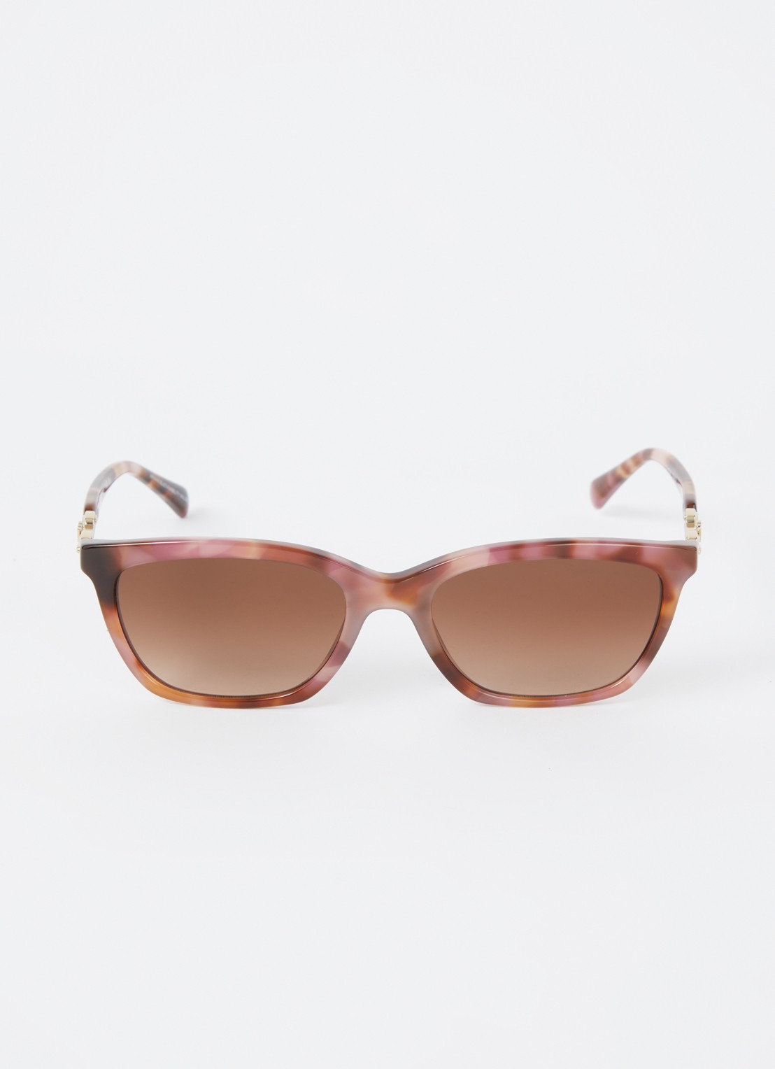 Armani Wayfarer zonnebril EA4238 - detail roodbruin