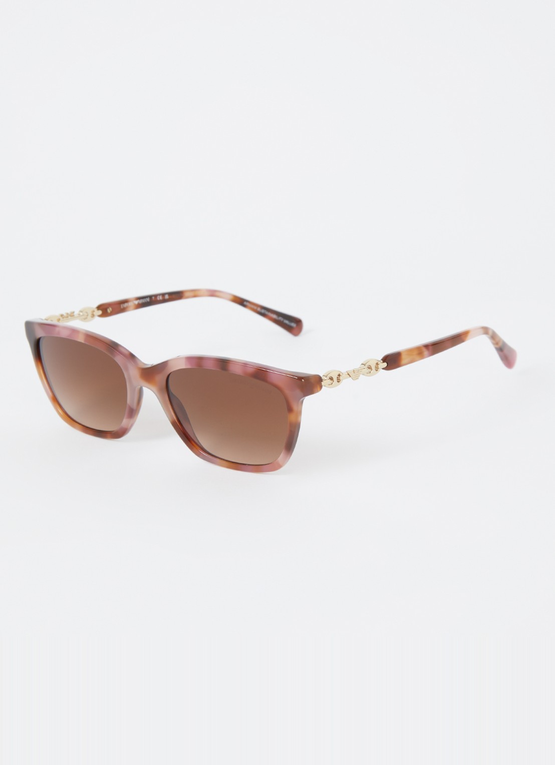 Armani Wayfarer zonnebril EA4238 - voorkant 4 roodbruin