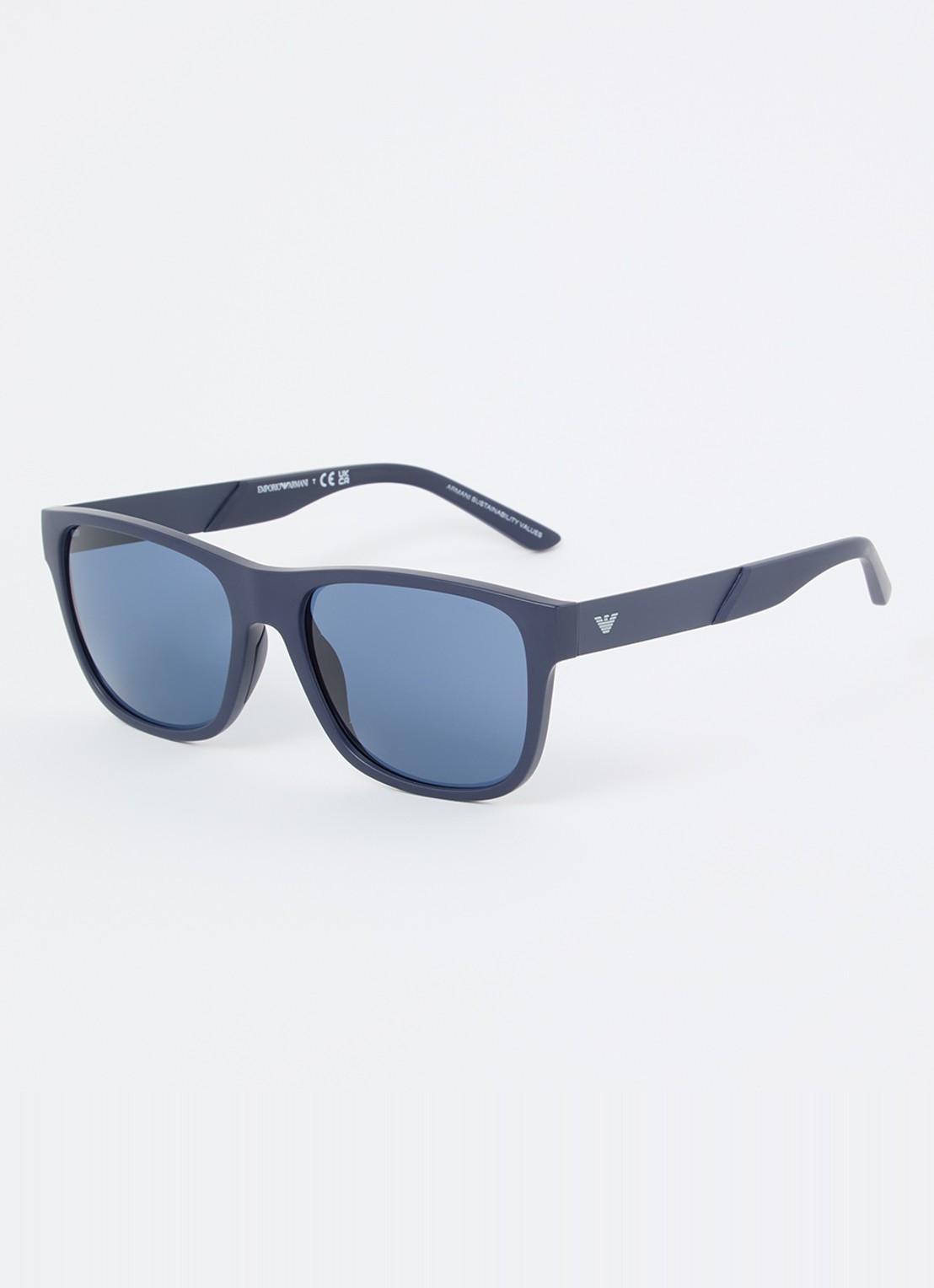 Armani Wayfarer zonnebril EA4243 - voorkant 4 donkerblauw