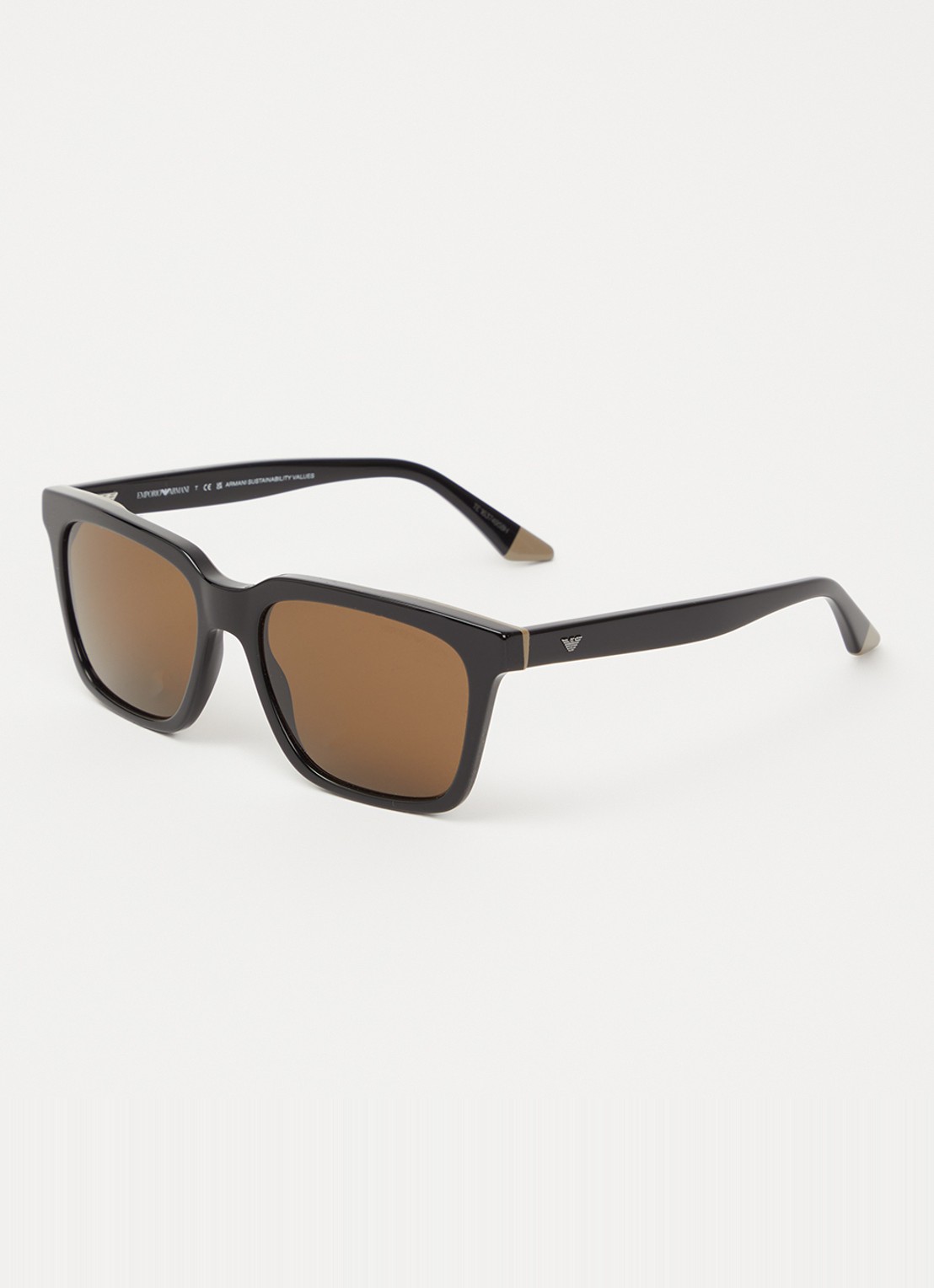 Armani Wayfarer zonnebril EA4260 - voorkant 4 zwart