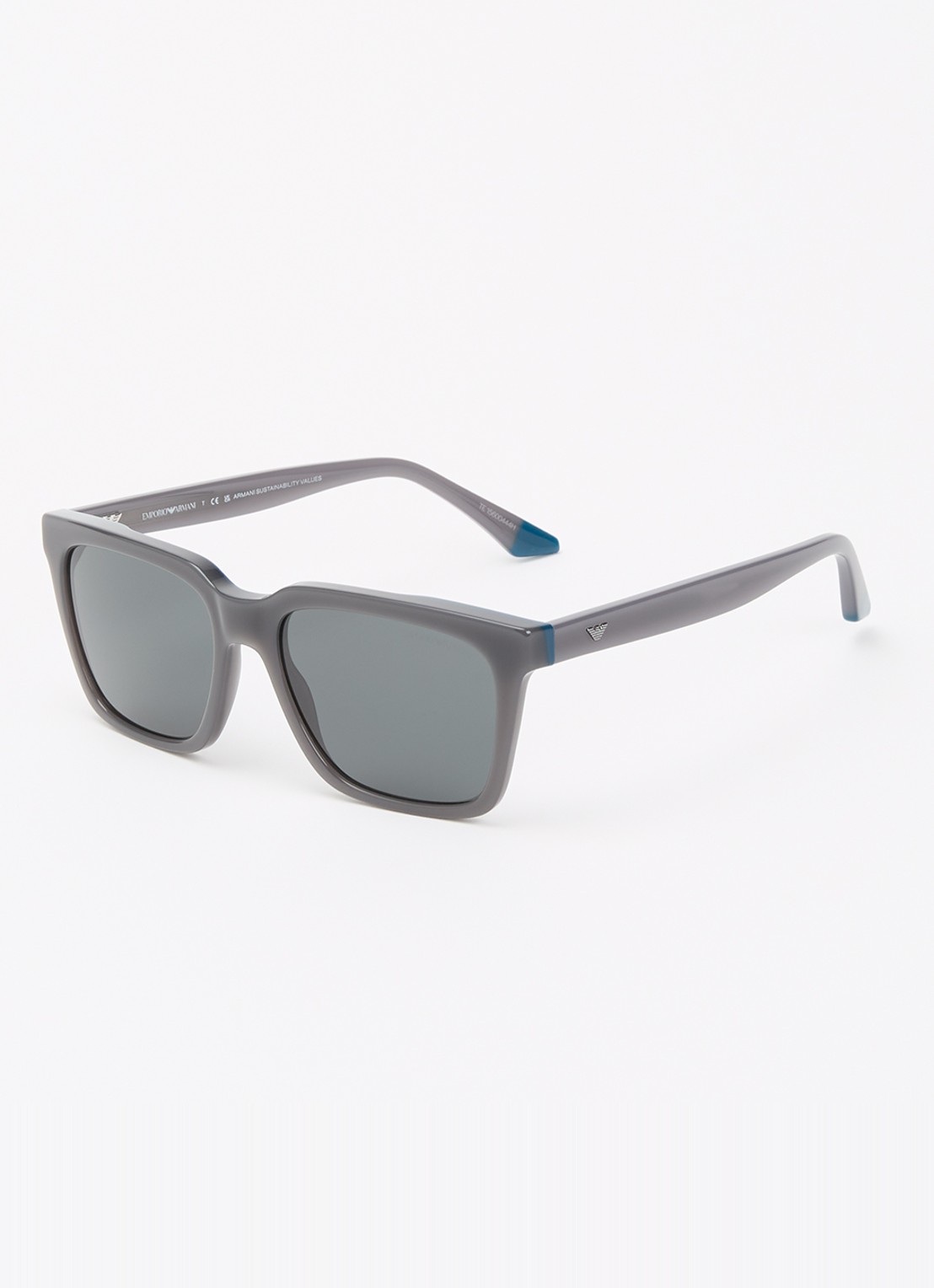 Armani Wayfarer zonnebril EA4260 - voorkant 4 grijs