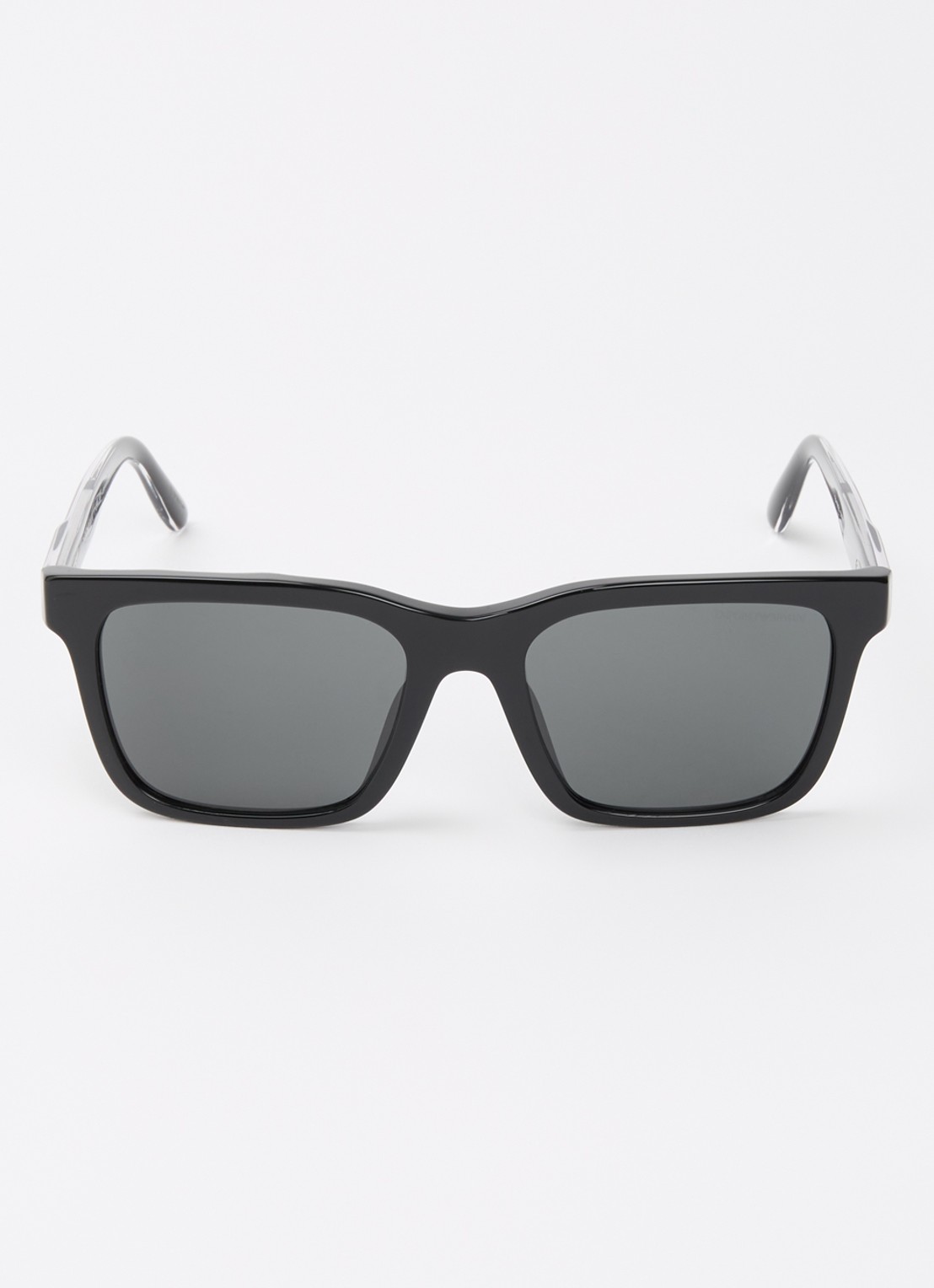 Armani Wayfarer zonnebril  EA4262U - detail zwart