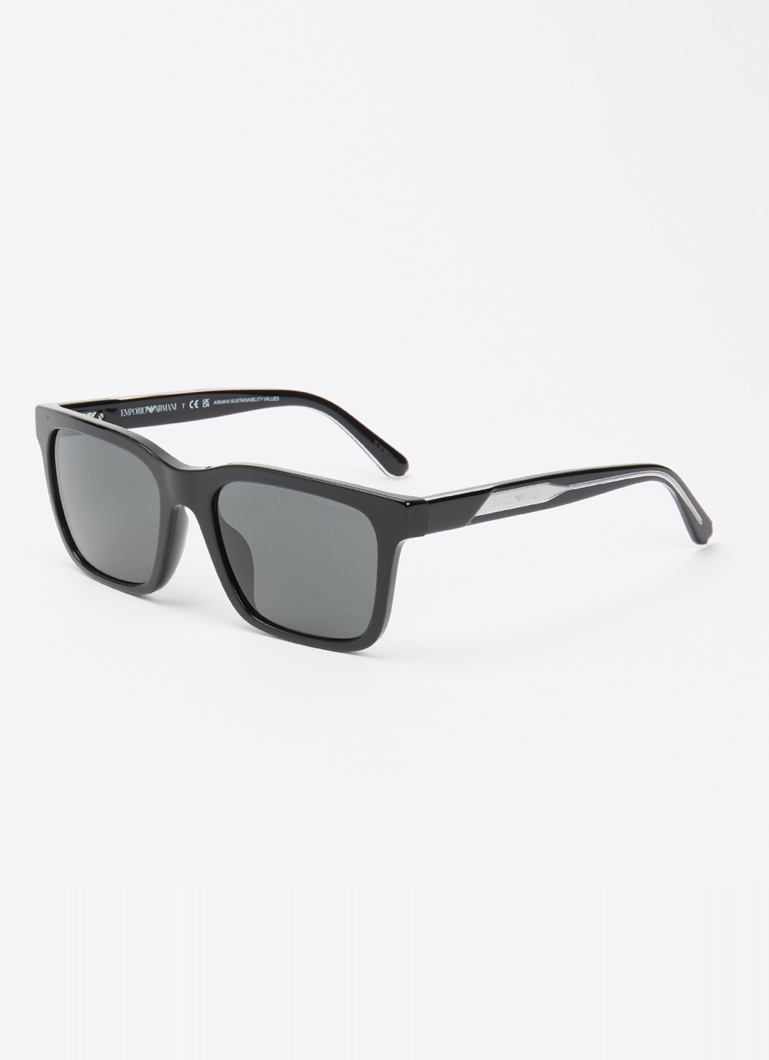 Armani Wayfarer zonnebril  EA4262U - voorkant 4 zwart