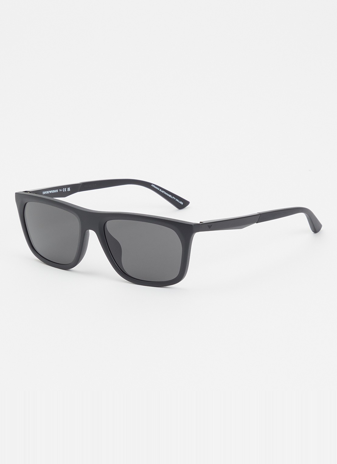 Armani Wayfarer zonnebril EA4272U - voorkant zwart