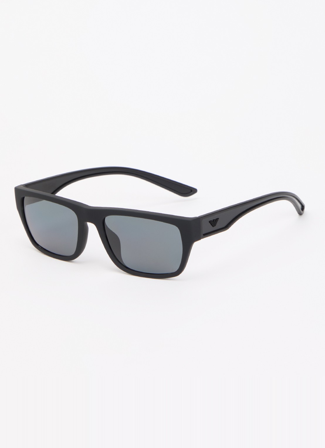 Armani Wayfarer zonnebril gepolariseerd EA4267U - voorkant zwart