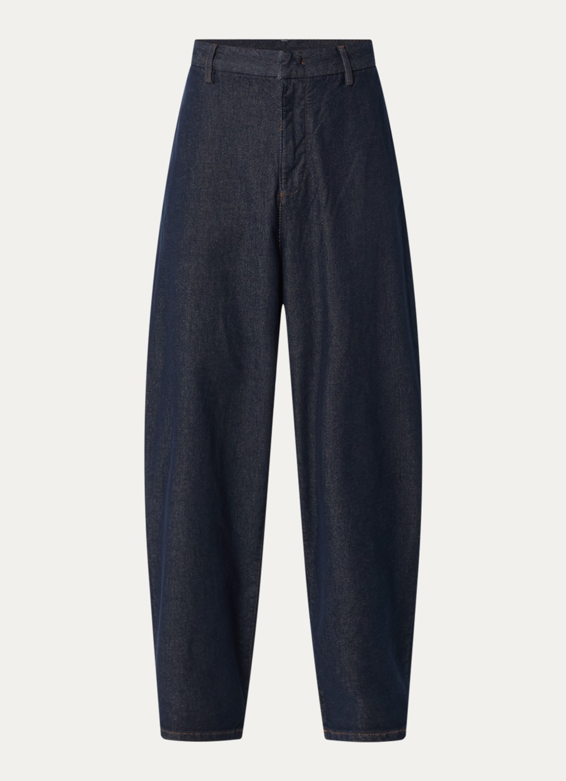 Armani Wide leg jeans met donkere wassing - voorkant 4 indigo