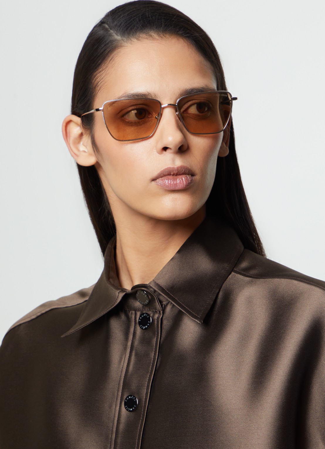 Armani Zonnebril AR6153 - voorkant 5 goud