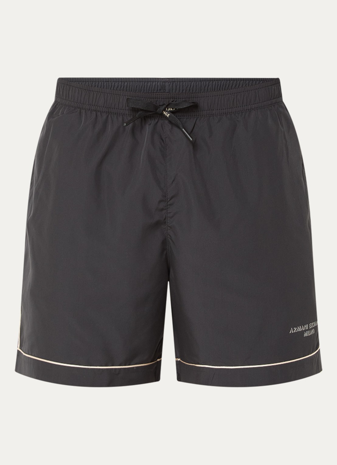 Armani Zwemshort met logo - voorkant 2 antraciet