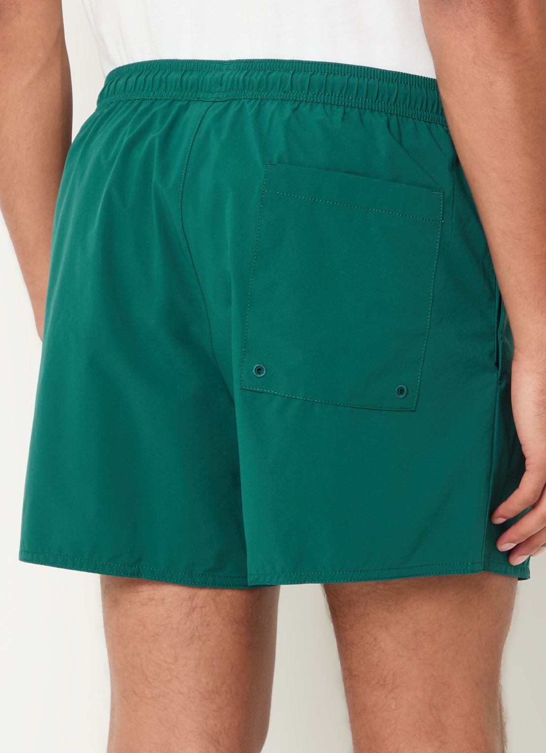 Armani Zwemshorts met logo en steekzakken - achterkant 2 donkergroen