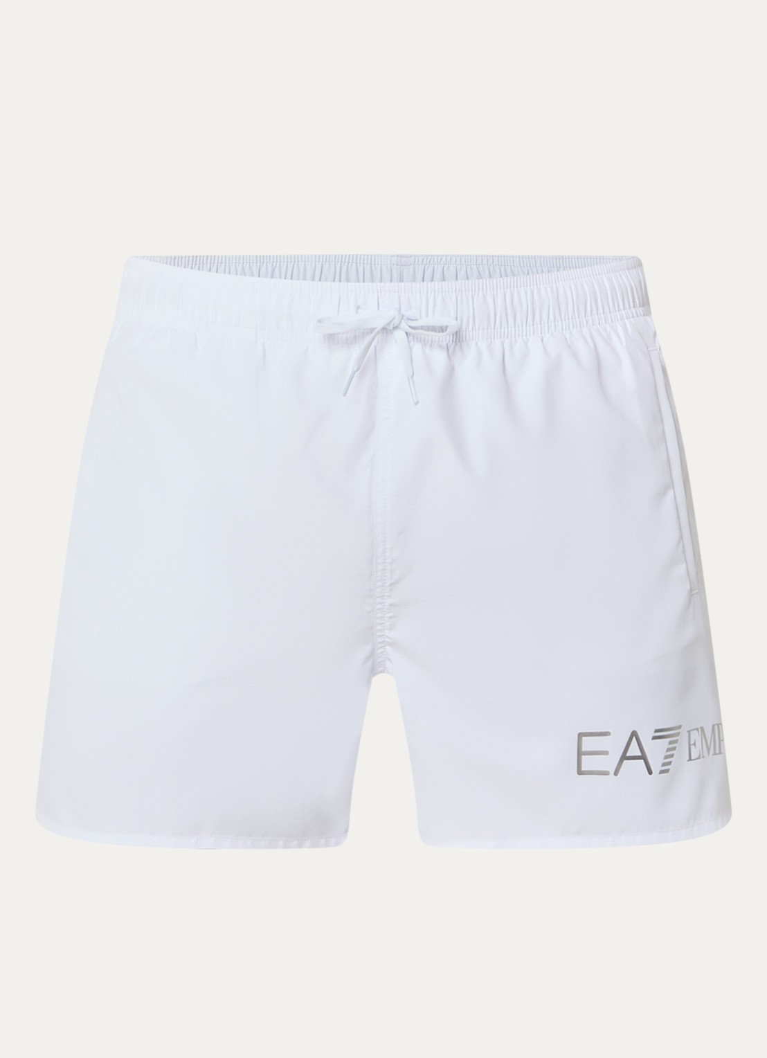 Armani Zwemshorts met logoprint  - voorkant 2 wit