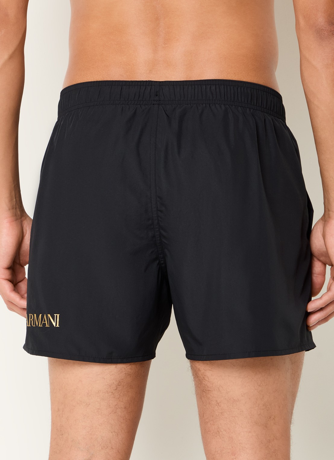 Armani Zwemshorts met logoprint  - achterkant 4 zwart