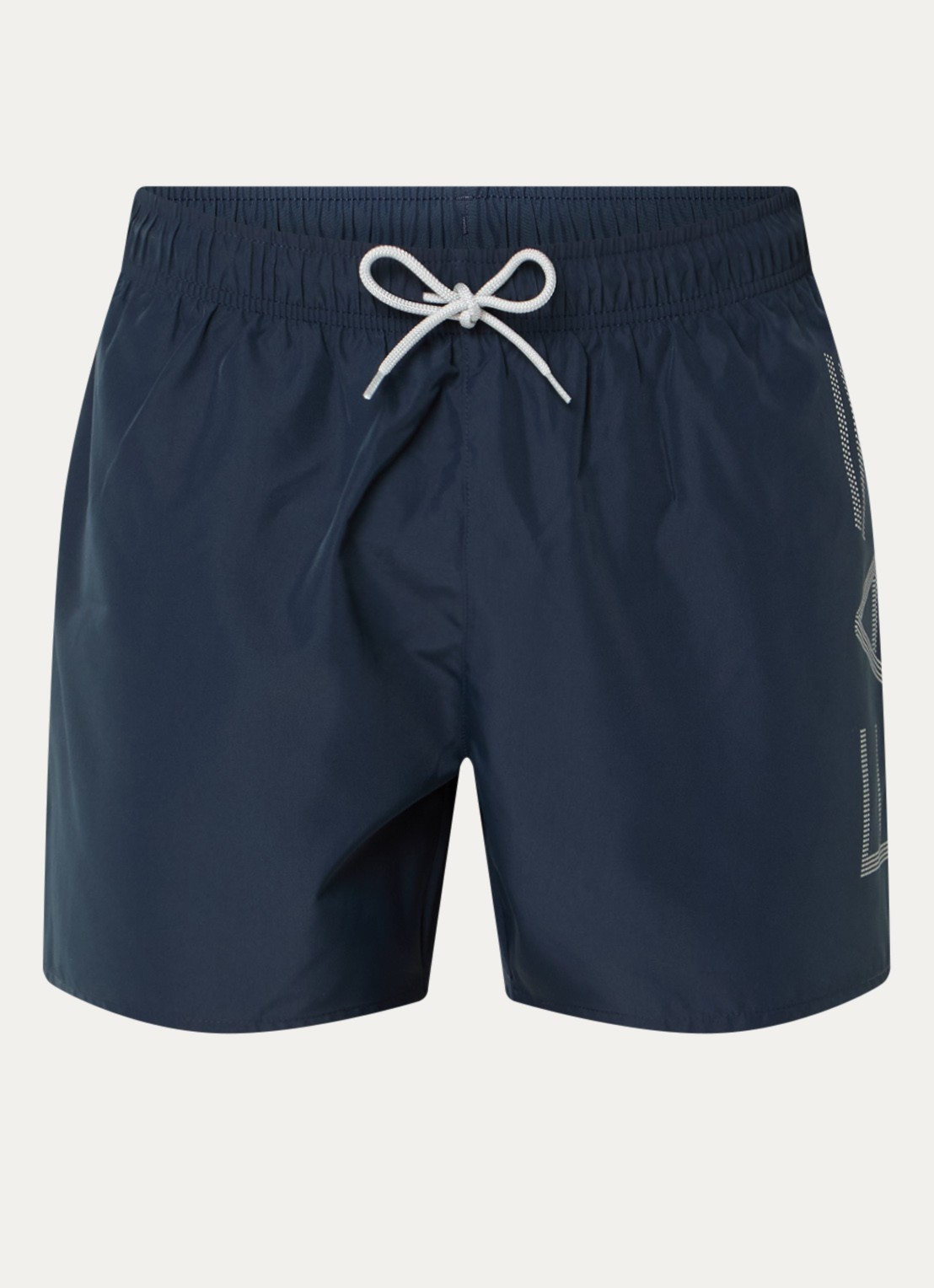 Armani Zwemshorts met logoprint - voorkant 3 donkerblauw