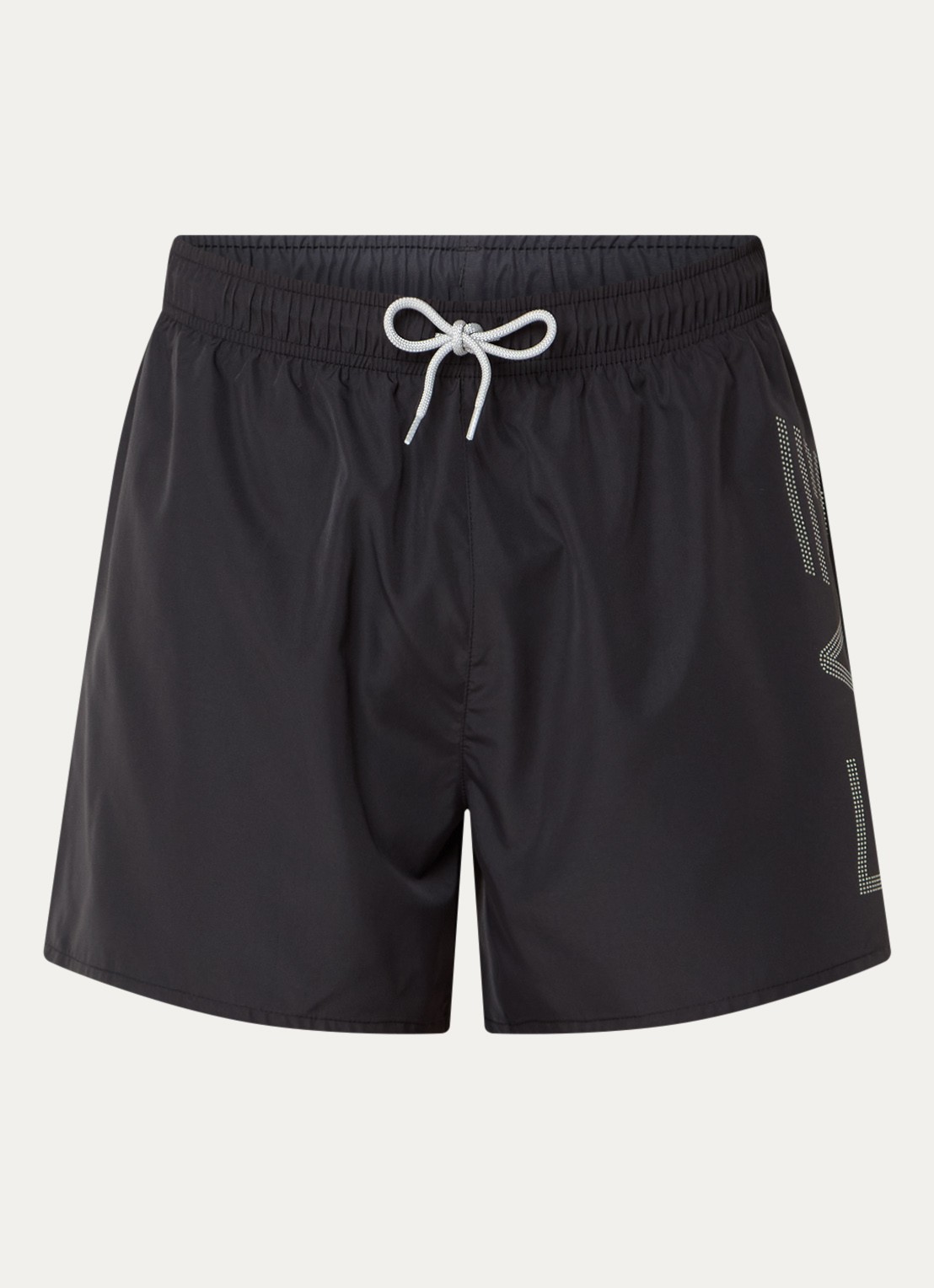 Armani Zwemshorts met logoprint - voorkant 3 zwart