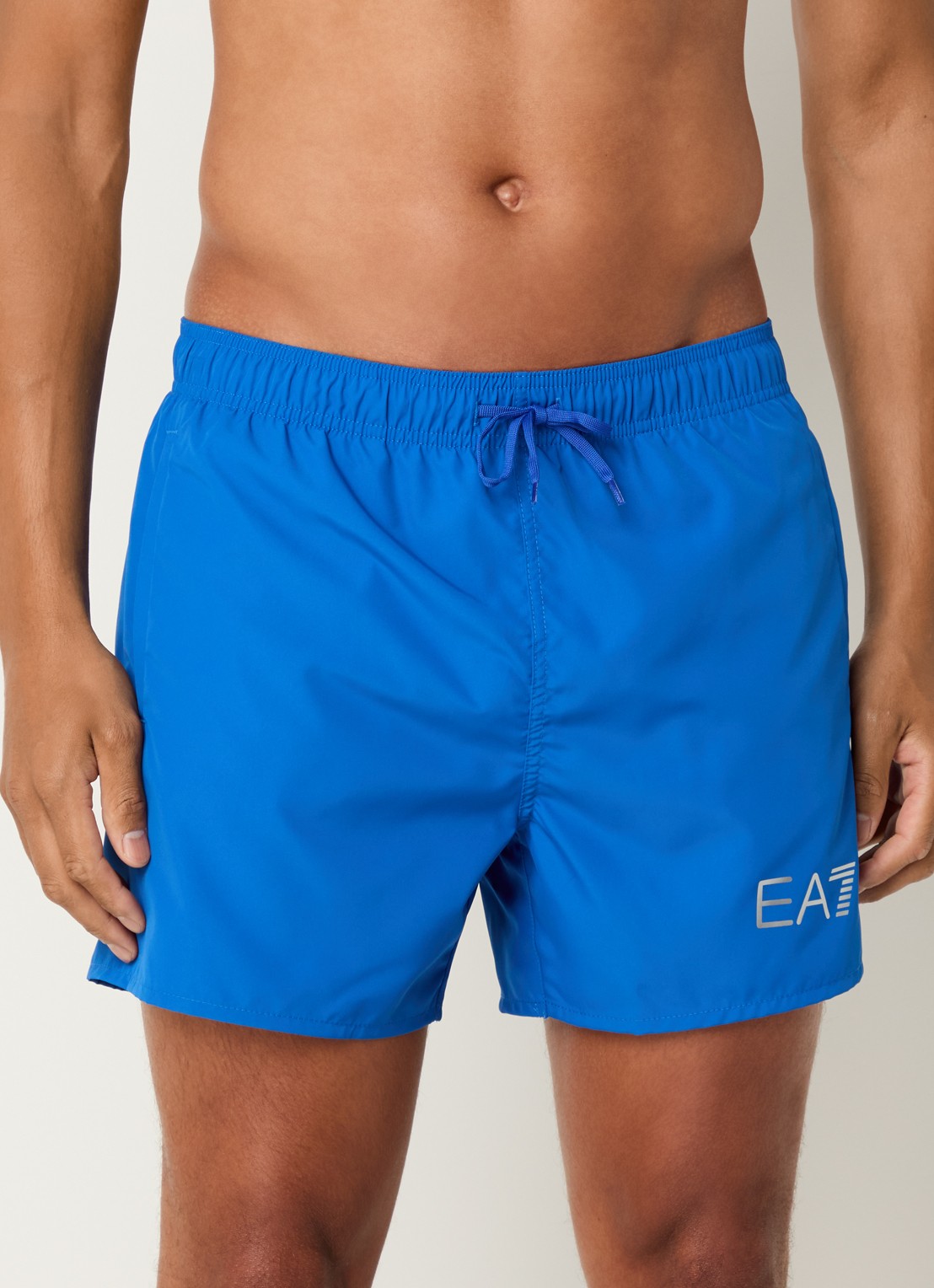 Armani Zwemshorts met logoprint  - detail 3 kobaltblauw