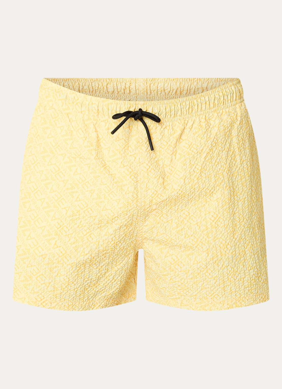 Armani Zwemshorts met logoprint - voorkant 3 lime