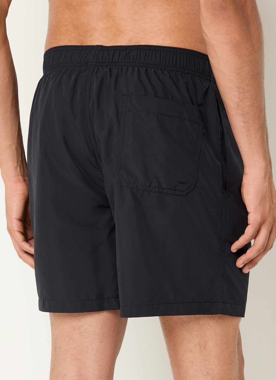 Armani Zwemshorts met steekzakken - achterkant donkerblauw