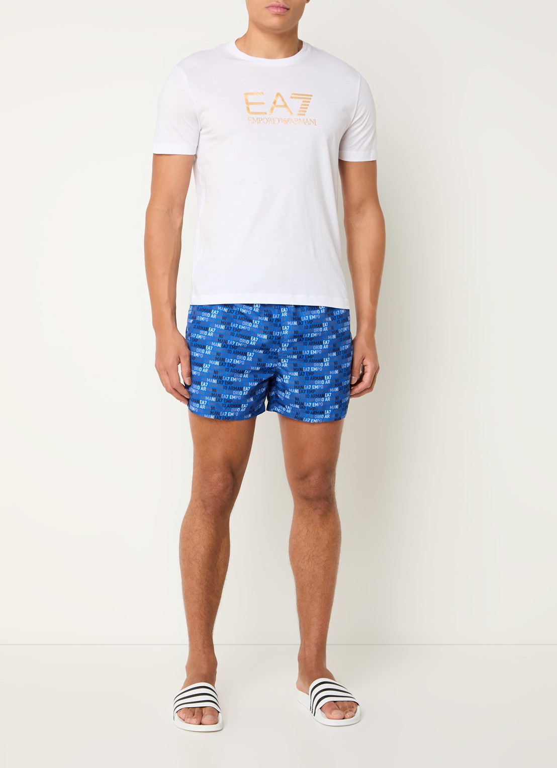 Armani Zwemshorts met steekzakken - voorkant 3 turquoise