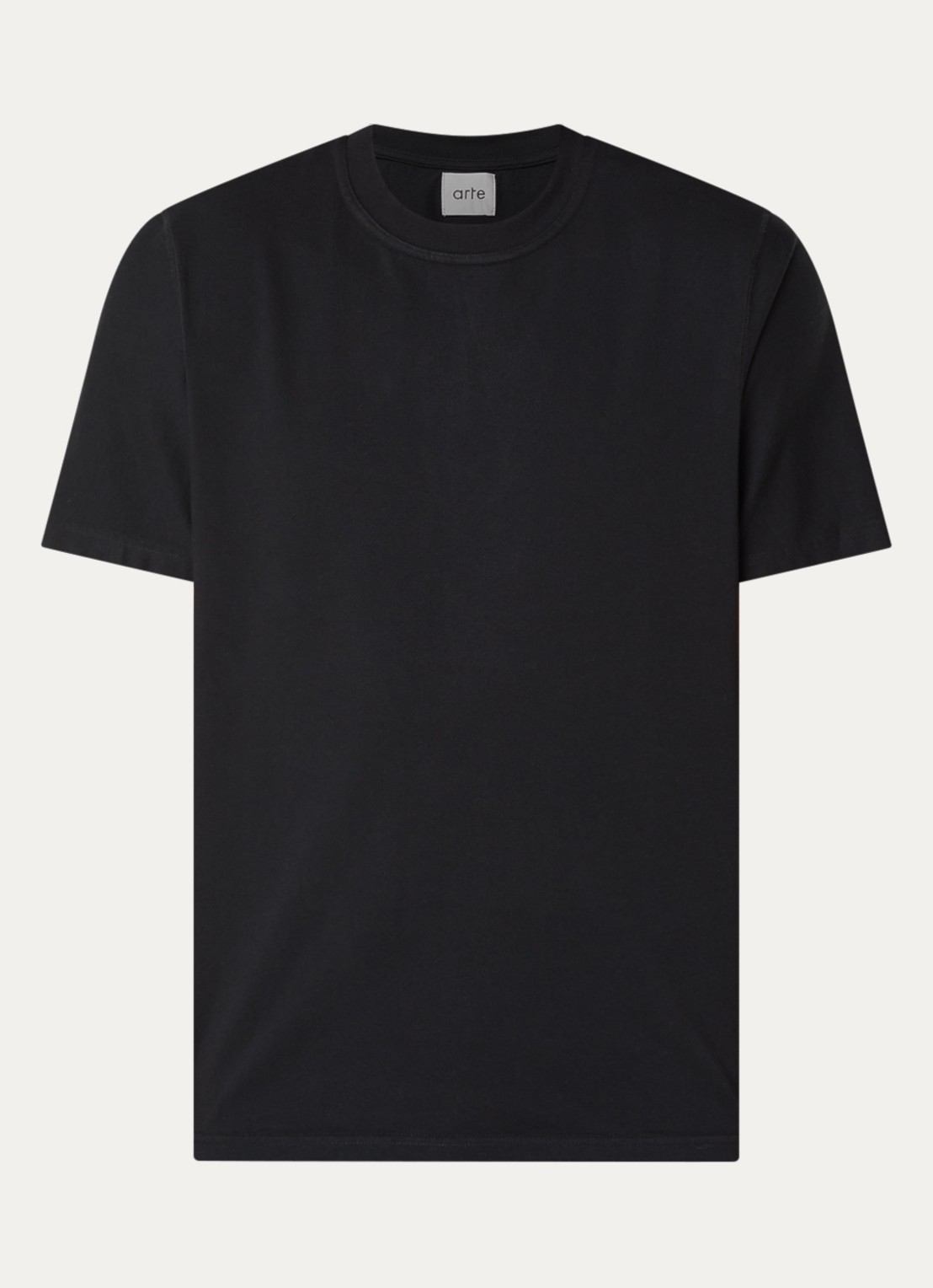 Arte Antwerp Emblem T-shirt met backprint - voorkant 3 zwart