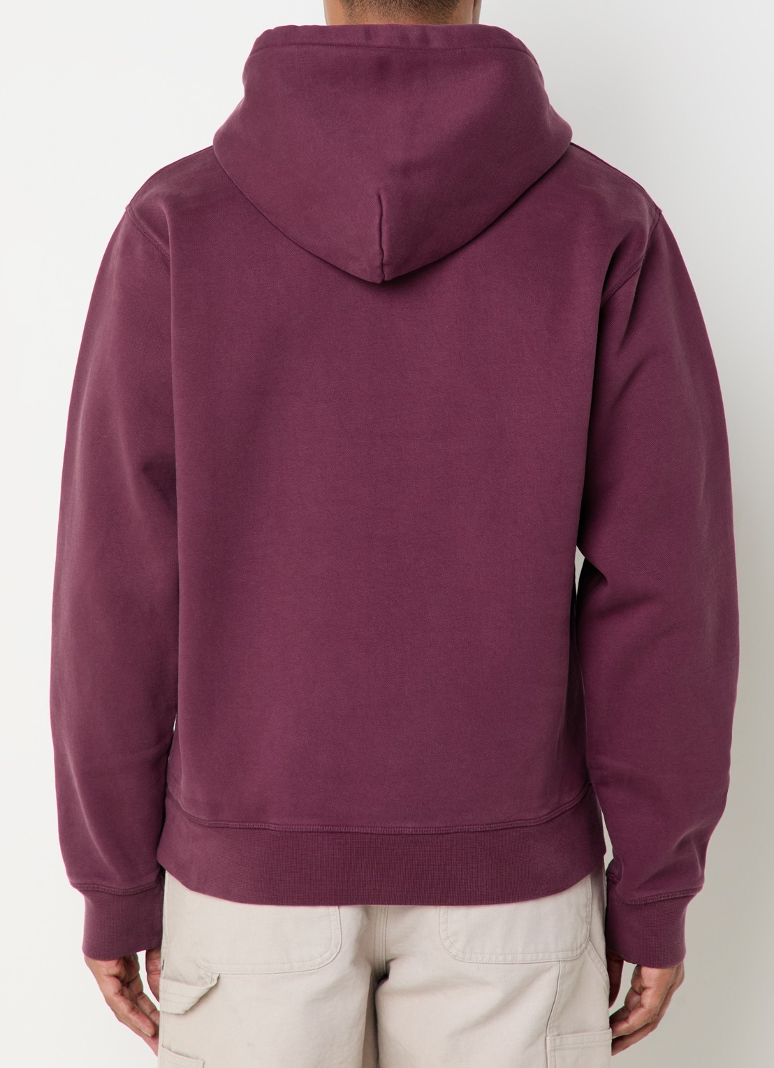 Arte Antwerp Heart hoodie met logo - achterkant 3 bordeauxrood