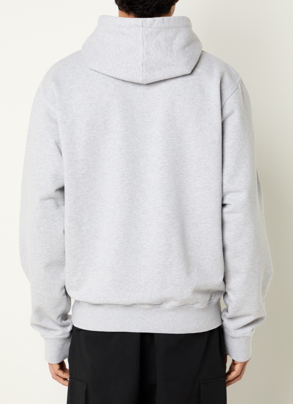 Arte Antwerp Heart hoodie met logo - achterkant grijsmele