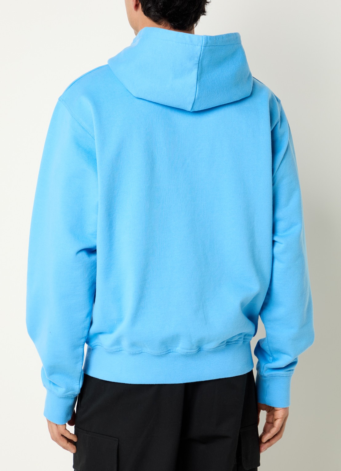 Arte Antwerp Heart hoodie met logo - achterkant blauwgrijs