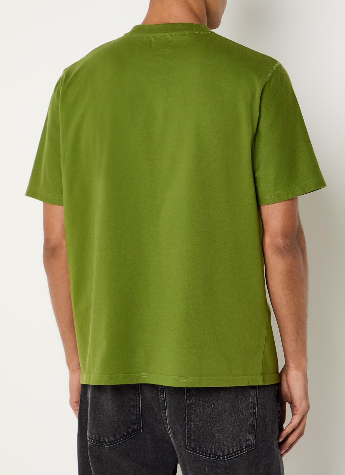 Arte Antwerp Heart T-shirt met logoborduring - achterkant groen
