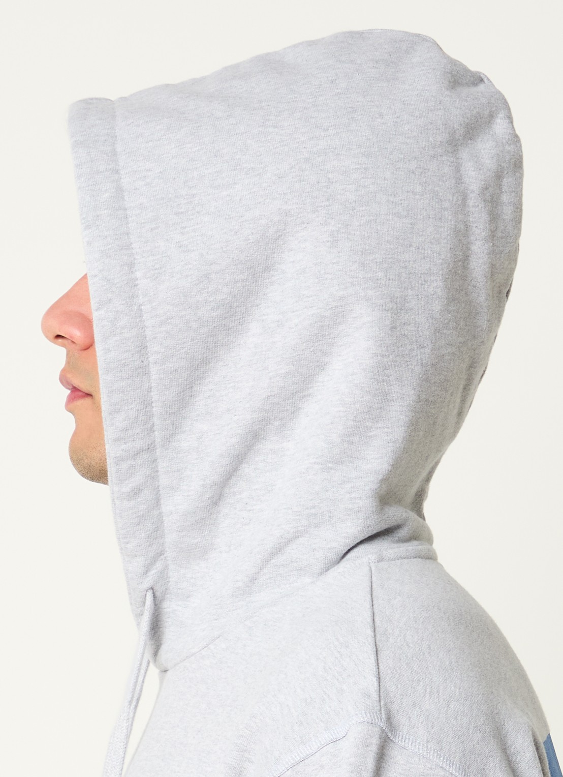 Arte Antwerp Hoodie met logo- en backprint - detail 4 grijsmele