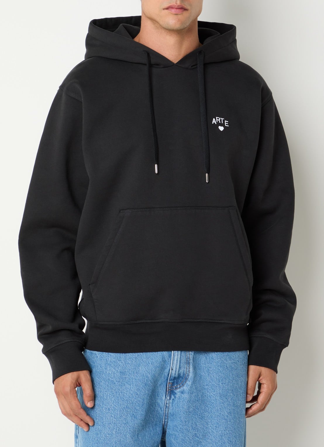 Arte Antwerp Hoodie met logo - detail 4 zwart
