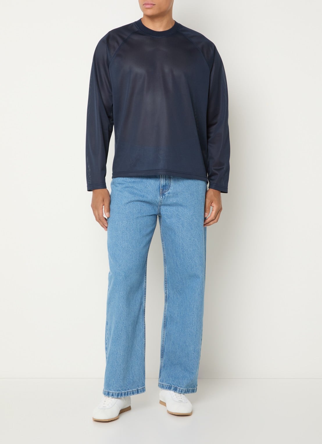 Arte Antwerp Longsleeve met backprint - voorkant 3 donkerblauw