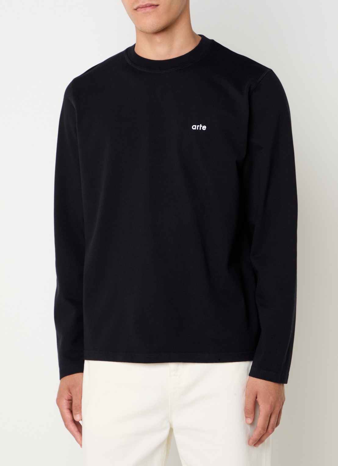 Arte Antwerp Longsleeve met front- en backprint - achterkant 3 zwart