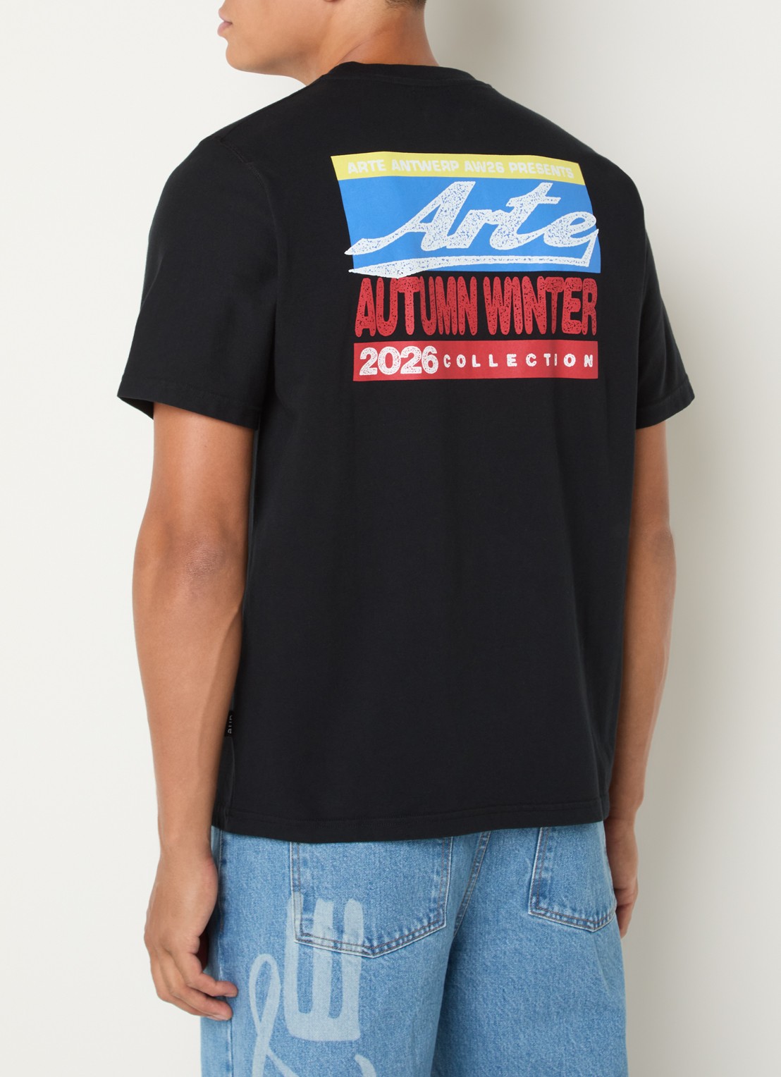Arte Antwerp Presents T-shirt met backprint - detail 3 zwart