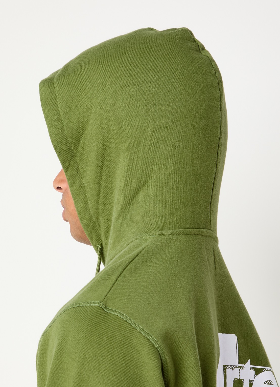 Arte Antwerp Receipt hoodie met backprint - detail 4 groen