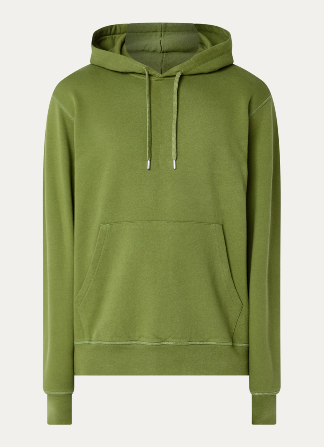 Arte Antwerp Receipt hoodie met backprint - voorkant groen